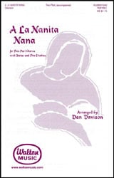 cover A La Nanita Nana Two-Part choral sheet music cover
